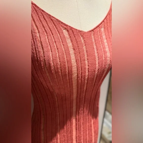 Cult Gaia Antonella Knit Dress Wild Rose - armafbd.com